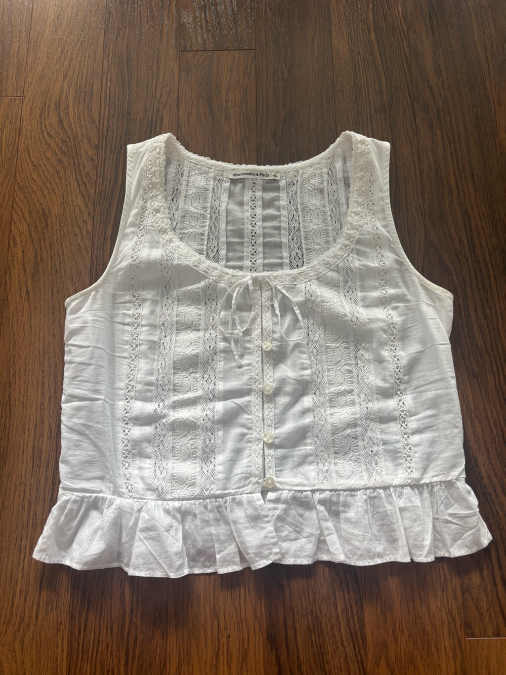 Abercrombie Lace Peplum Top